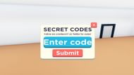 Use the Twitter icon to redeem codes (Image via Roblox)